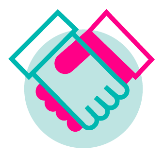 shaking hands icon